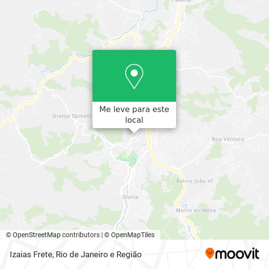 Izaias Frete mapa