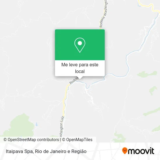 Itaipava Spa mapa