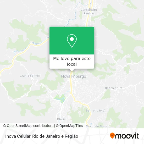 Inova Celular mapa