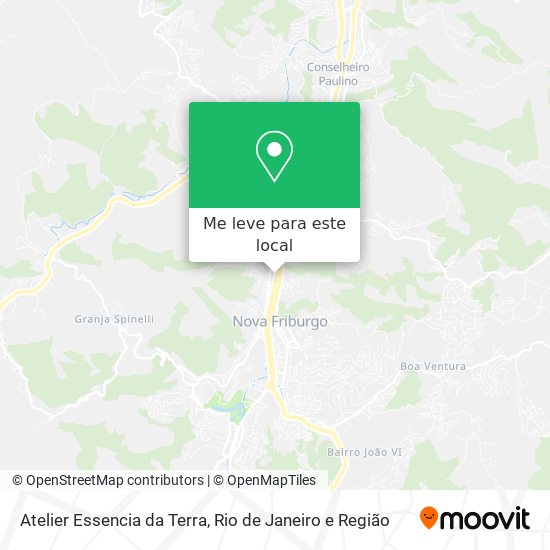 Atelier Essencia da Terra mapa
