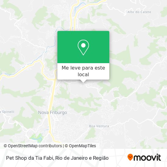 Pet Shop da Tia Fabi mapa