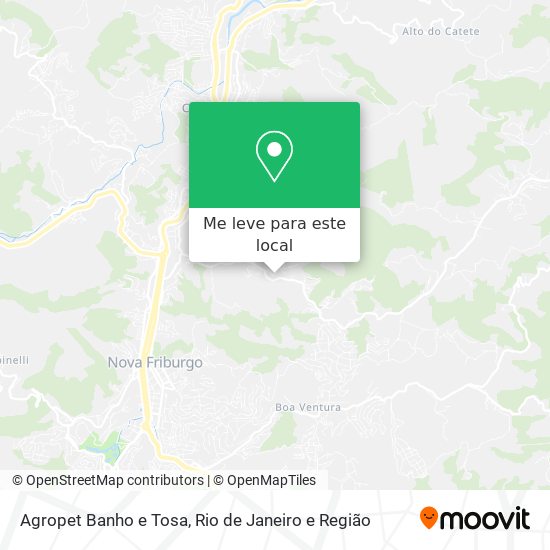 Agropet Banho e Tosa mapa