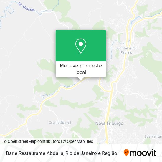 Bar e Restaurante Abdalla mapa