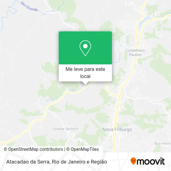 Atacadao da Serra mapa