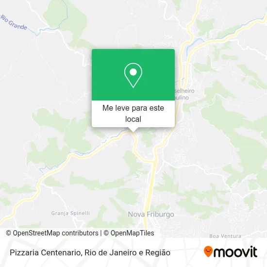 Pizzaria Centenario mapa