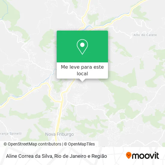 Aline Correa da Silva mapa