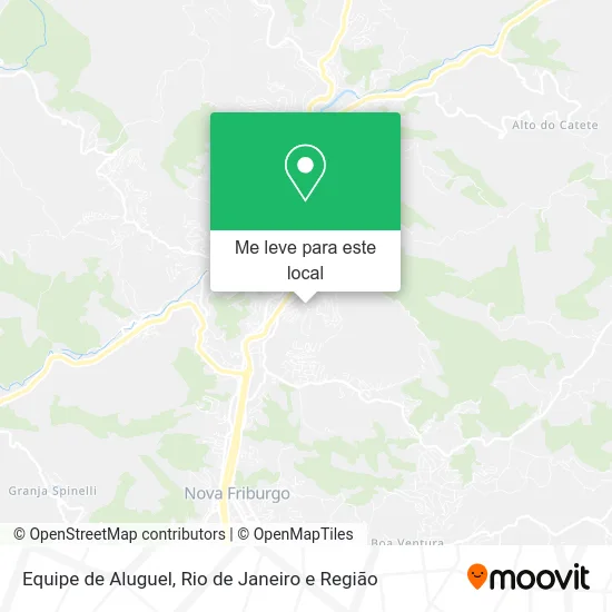 Equipe de Aluguel mapa