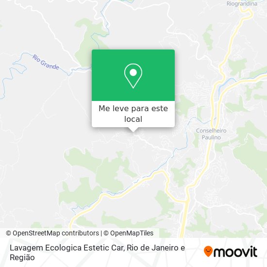 Lavagem Ecologica Estetic Car mapa