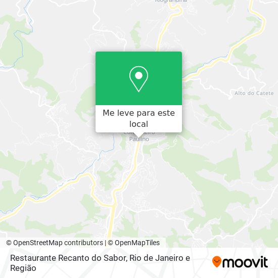 Restaurante Recanto do Sabor mapa