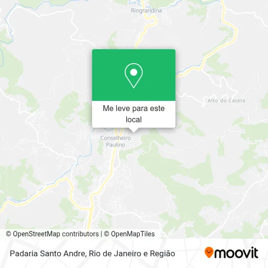 Padaria Santo Andre mapa