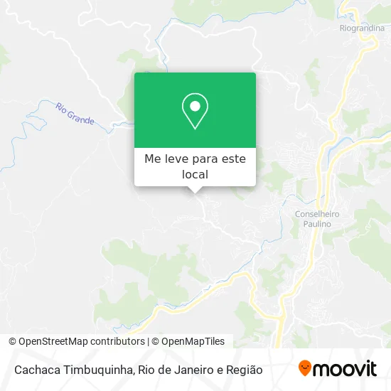 Cachaca Timbuquinha mapa