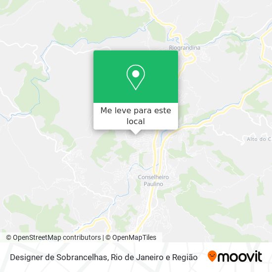Designer de Sobrancelhas mapa