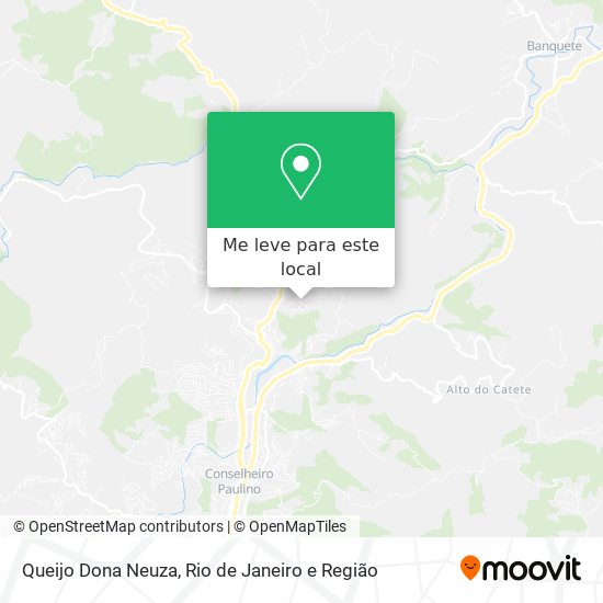 Queijo Dona Neuza mapa