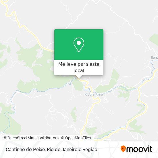 Cantinho do Peixe mapa