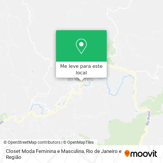 Closet Moda Feminina e Masculina mapa