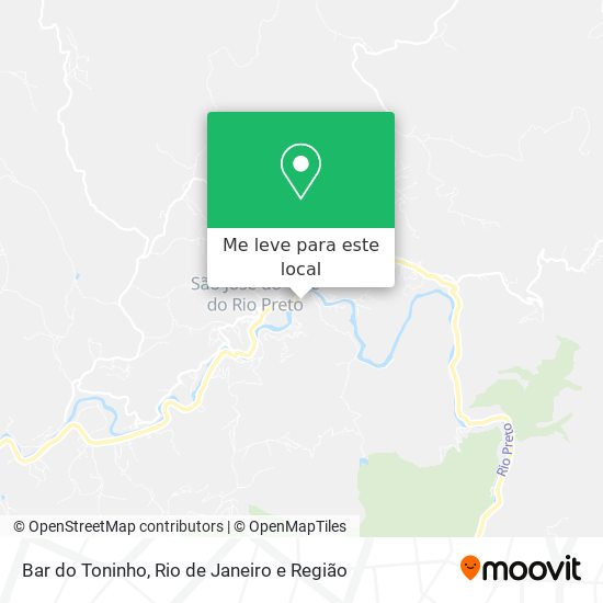 Bar do Toninho mapa