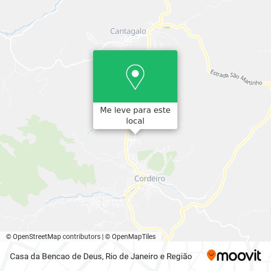 Casa da Bencao de Deus mapa