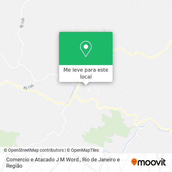 Comercio e Atacado J M Word. mapa