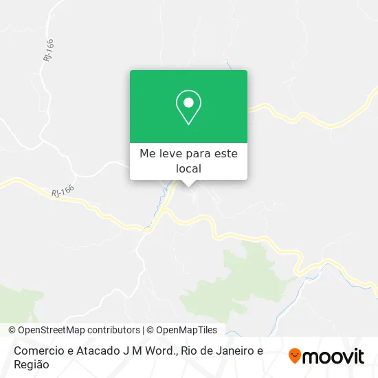 Comercio e Atacado J M Word. mapa
