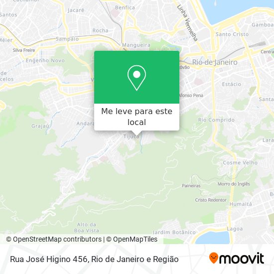 Rua José Higino 456 mapa