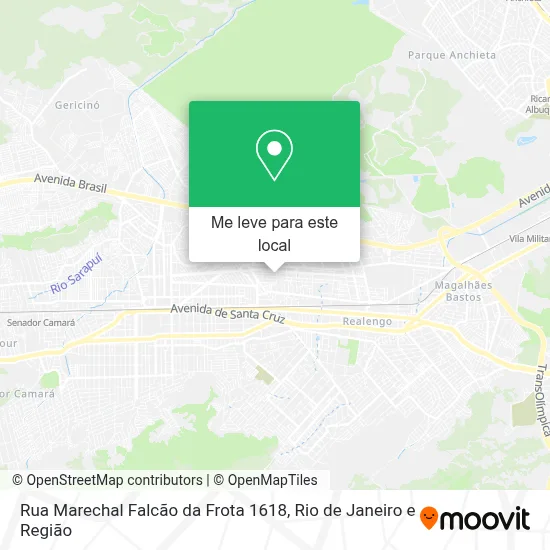 Rua Marechal Falcão da Frota 1618 mapa