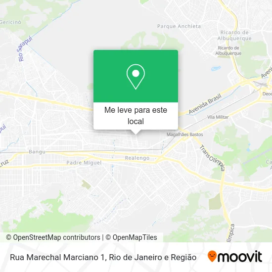 Rua Marechal Marciano 1 mapa