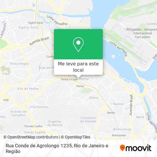 Rua Conde de Agrolongo 1235 mapa