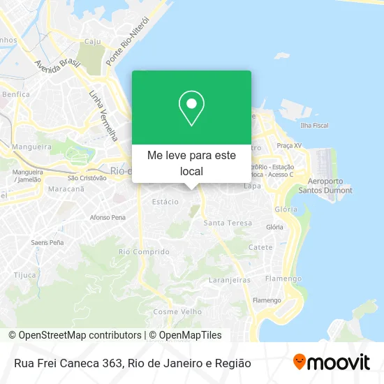 Rua Frei Caneca 363 mapa