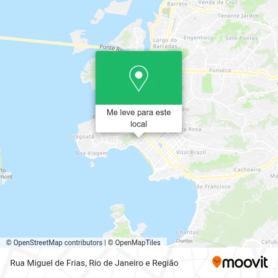 Rua Miguel de Frias mapa