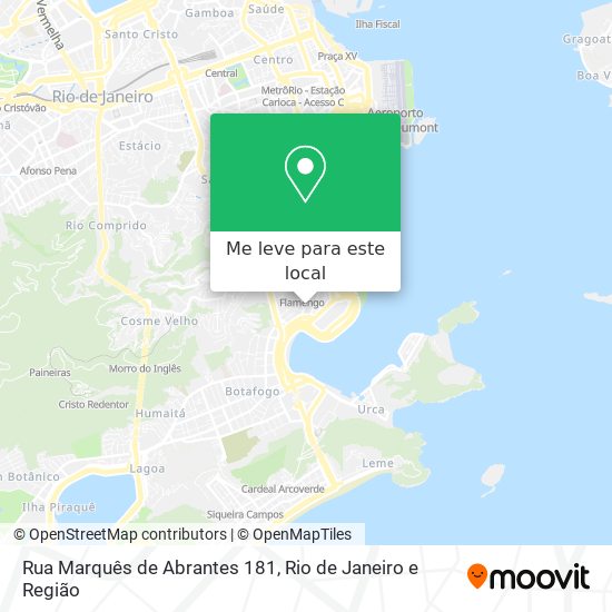 Rua Marquês de Abrantes 181 mapa