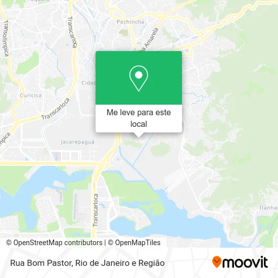 Rua Bom Pastor mapa
