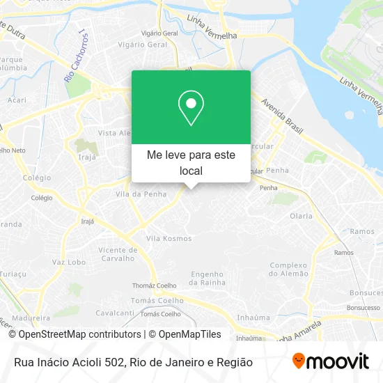 Rua Inácio Acioli 502 mapa