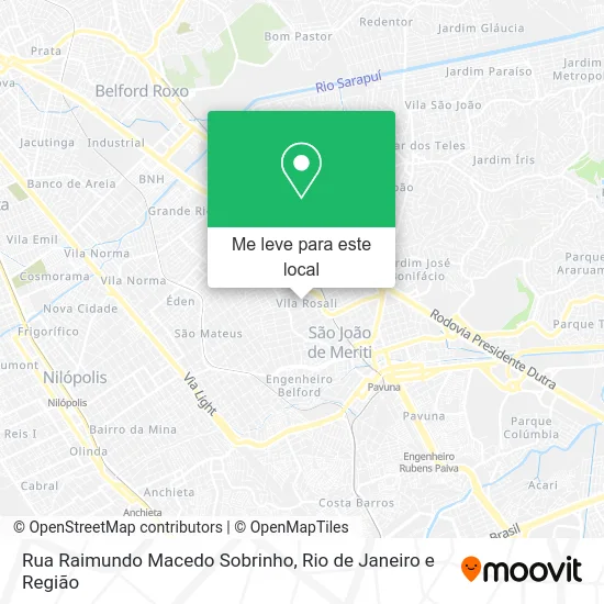 Rua Raimundo Macedo Sobrinho mapa