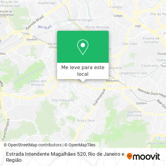 Estrada Intendente Magalhães 520 mapa