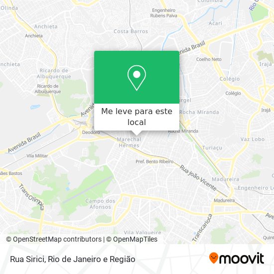 Rua Sirici mapa