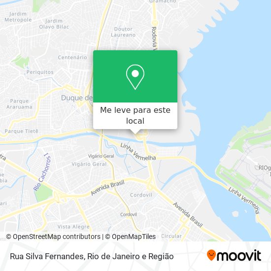 Rua Silva Fernandes mapa