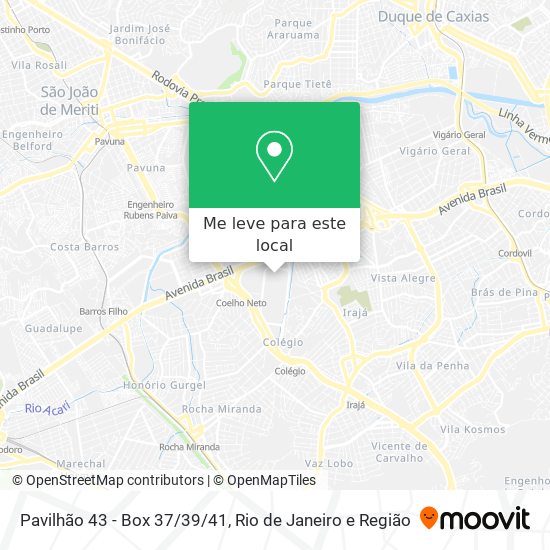 Pavilhão 43 - Box 37/39/41 mapa
