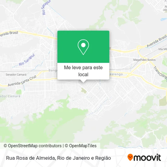 Rua Rosa de Almeida mapa