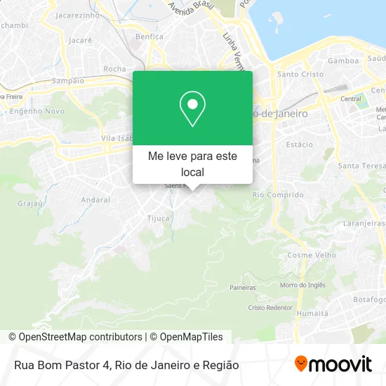 Rua Bom Pastor 4 mapa