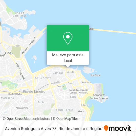 Avenida Rodrigues Alves 73 mapa