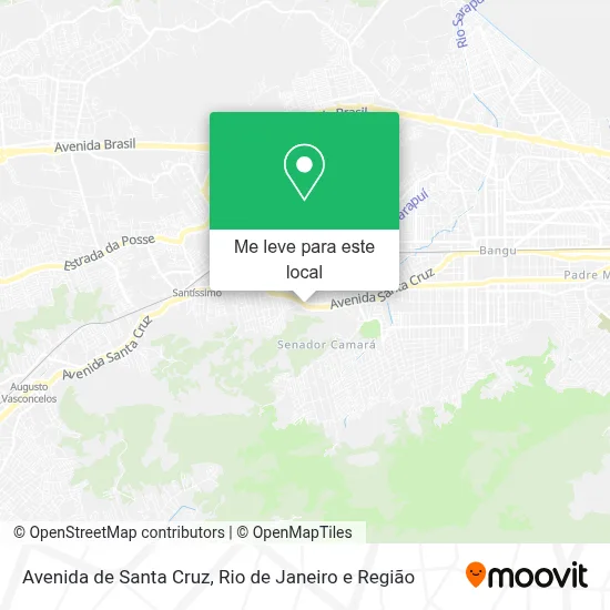 Avenida de Santa Cruz mapa