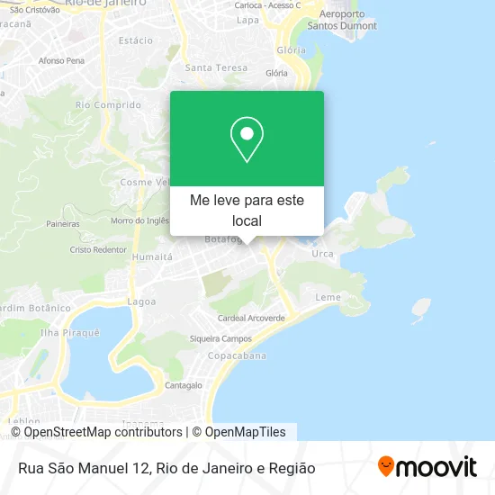 Rua São Manuel 12 mapa
