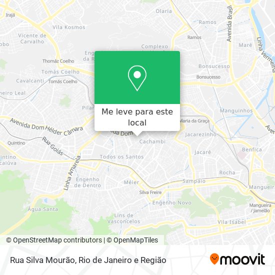 Rua Silva Mourão mapa