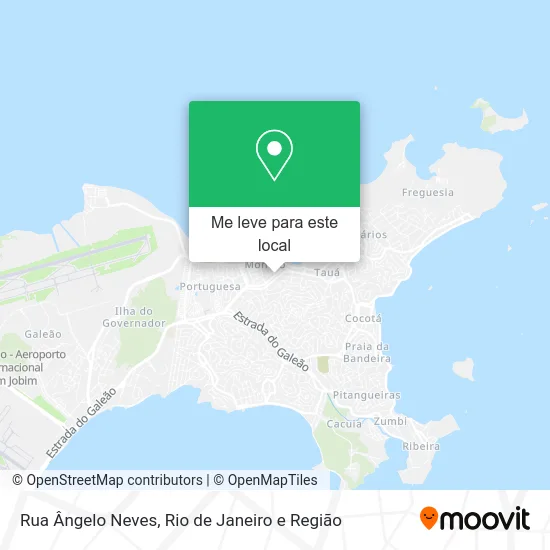 Rua Ângelo Neves mapa