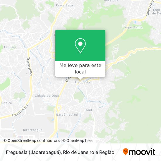 Freguesia (Jacarepaguá) mapa