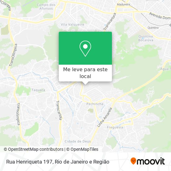 Rua Henriqueta 197 mapa
