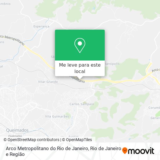 Arco Metropolitano do Rio de Janeiro mapa