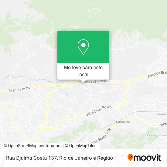 Rua Djalma Costa 137 mapa