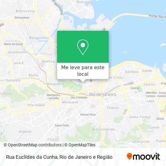 Rua Euclídes da Cunha mapa