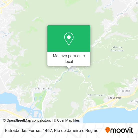 Estrada das Furnas 1467 mapa